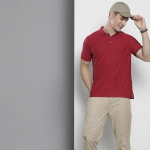 Men's Slim Fit Mid Rise Super Premium Wrinkle Free Casual Trouser Chinos